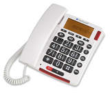 ClearSounds CSTalk500 Sound Enhanced Talking Telephone (White)