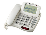 ClearSounds CST25 Amplified Speakerphone With Large LCD (White)