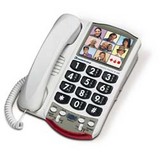 Clarity Ameriphone P300 Amplified Photo Phone (White)