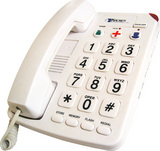CompuTTY EQ40 Equilizer Amplified Phone (White)