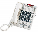 Ultratec CrystalTone 755-000601  Amplified Telephone (White)